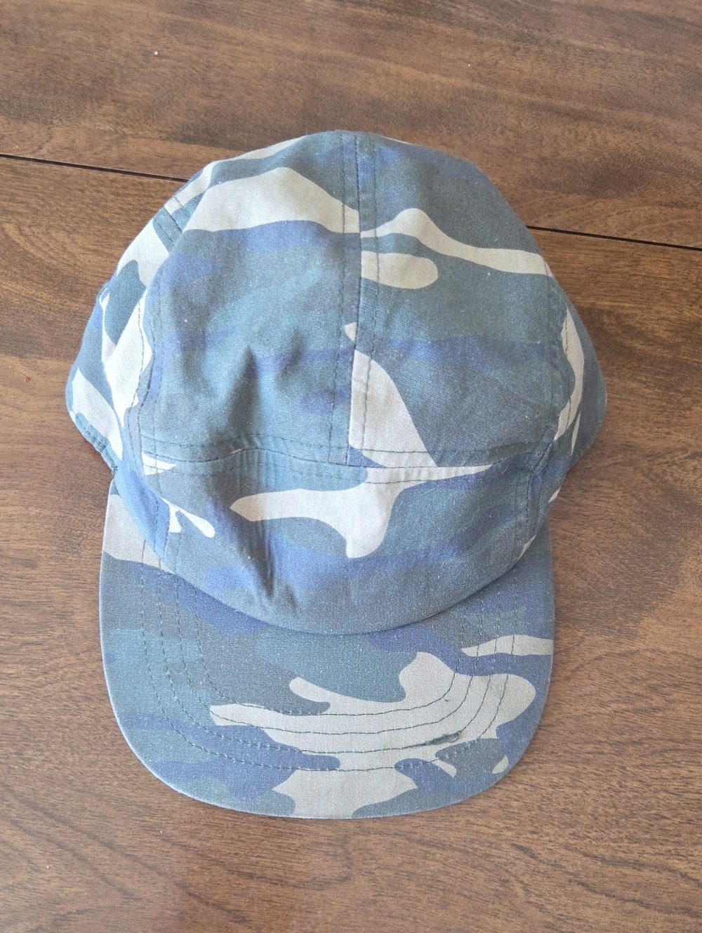 Target Green and Cream Camo Kids Cap